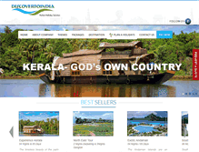 Tablet Screenshot of discovertoindia.com